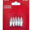 Konstsmide, guirlandes lumineuses de Noël 5 Ampoules De Rechange Givrees 6 V, 0,84W Pour Guirlande De Noël Best