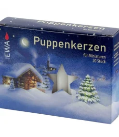 Ewa Kerzen, bougies de Noël et bougies de l'Avent 20 Bougies Anniversaire, Puppenkerzen 10 Mm Discount