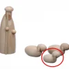 Schalling, crèche moderne Agneau En Bois Pour Crèche De Noël, 1,5 Cm Clearance