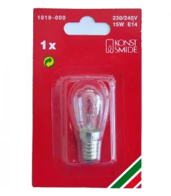 Konstsmide, guirlandes lumineuses de Noël Ampoule De Rechange 230V, 15W, Culot A Vis E14 New