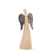 Waldfabrik, photophore en bois et étoile sapin de Noël Ange De Noël En Bois, Double Face 12 Cm Clearance