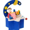 Graupner, décoration de sapin de Noël, Déco Noël enfant Boite A Musique A Manivelle Bleu, Chambre D'Enfant Best