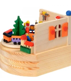 Graupner, décoration de sapin de Noël, Déco Noël enfant Boite A Musique Bois, Atelier Du Père Noël Sale