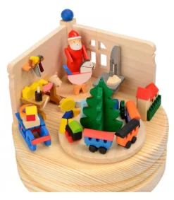 Graupner, décoration de sapin de Noël, Déco Noël enfant Boite A Musique Bois, Atelier Du Père Noël Sale