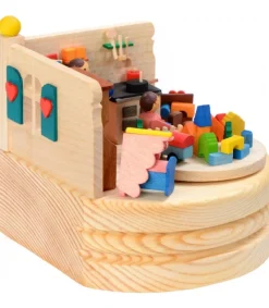 Graupner, décoration de sapin de Noël, Déco Noël enfant Boite A Musique En Bois, Jeux D'Enfant New