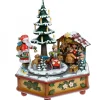 Hubrig, figurines pour enfant Boite A Musique Noël, Veillee Autour Du Sapin Clearance