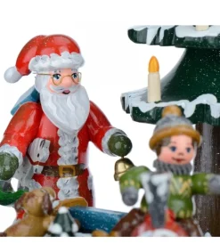 Hubrig, figurines pour enfant Boite A Musique Noël, Veillee Autour Du Sapin Clearance