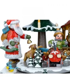 Hubrig, figurines pour enfant Boite A Musique Noël, Veillee Autour Du Sapin Clearance