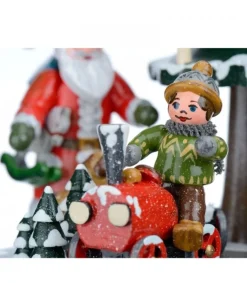 Hubrig, figurines pour enfant Boite A Musique Noël, Veillee Autour Du Sapin Clearance