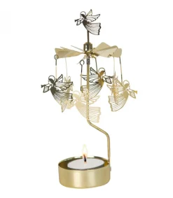 Pluto Produkter, déco de Noël Scandinave Bougeoir Carrousel Anges Dores Volants Online