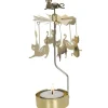 Pluto Produkter, déco de Noël Scandinave Bougeoir Carrousel Famille Chats Dores Discount