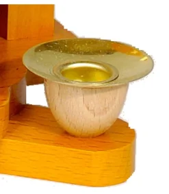 Richard Glasser, Pyramides de Noël allemandes Bougeoir De Rechange En Laiton Pour Pyramide A Bougies 14 Mm