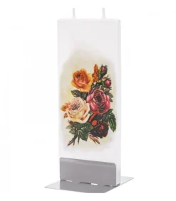 Flatyz, bougie décorative scandinave Bougie Décorative Bouquet De Roses Hot