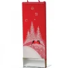 Flatyz, bougie décorative scandinave Bougie Décorative Bouvreuils Et Sapins Enneiges Discount