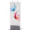 Flatyz, bougie décorative scandinave Bougie Décorative Papillons Bleu Et Rouge Sale