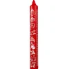 Ewa Kerzen, bougies de Noël et bougies de l'Avent Bougie De L'Avent Graduee Rouge, 24 Jours Best