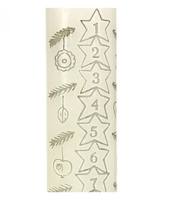 Ewa Kerzen, bougies de Noël et bougies de l'Avent Bougie De L'Avent Graduee, 25 Cm Outlet