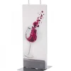 Flatyz, bougie décorative scandinave Bougie Design Verre De Vin Rouge Discount