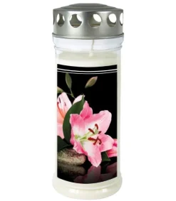 Ewa Kerzen, bougies de Noël et bougies de l'Avent Bougie Funeraire Fleur De Lys, 21,5 Cm Online