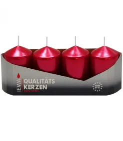 Ewa Kerzen, bougies de Noël et bougies de l'Avent Bougies De L'Avent Laquees 40/60 Mm Hot