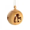 Waldfabrik, photophore en bois et étoile sapin de Noël Boule De Noël En Bois, Motif Elan, 6 Cm Sale
