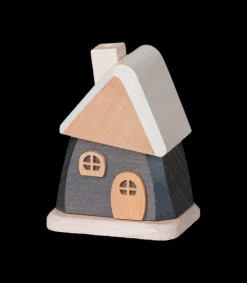 Hubrig, figurines pour enfant Brule-Encens Maison Grise Hot