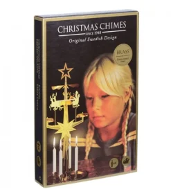 Angel Chimes, carillon des anges Carillon Père Noël Dore New