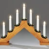 Konstsmide, guirlandes lumineuses de Noël Chandelier De Noël 7 Branches Bois De Chene Discount