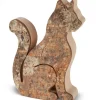 Waldfabrik, photophore en bois et étoile sapin de Noël Chat En Bois Assis, 8,5 Cm Discount
