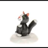 Hubrig, figurines pour enfant Chat Noir , Village De Noël Miniature Sale