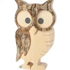 Waldfabrik, photophore en bois et étoile sapin de Noël Chouette Hulotte En Bois, 14 Cm Discount