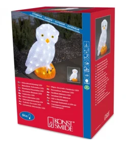 Konstsmide, guirlandes lumineuses de Noël Chouette Lumineuse Led Acrylique, 36 Cm Hot
