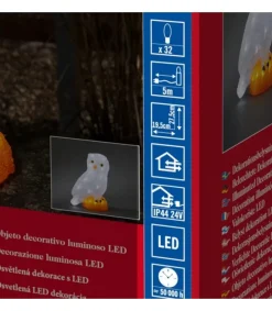 Konstsmide, guirlandes lumineuses de Noël Chouette Lumineuse Led En Acrylique, 27 Cm