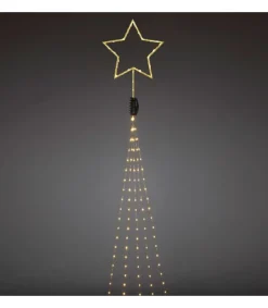 Konstsmide, guirlandes lumineuses de Noël Cime Sapin De Noël, Voile Guirlande Avec Etoile Doree, 274 Diodes Led Online