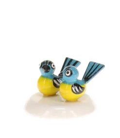 Hubrig, figurines pour enfant Couple De Mesanges - Village De Noël Miniature Best