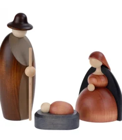 Köhler, Père Noël en bois Crèche De Noël Complete Avec 12 Personnages 12 Cm Online