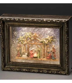 Konstsmide, guirlandes lumineuses de Noël Crèche De Noël Lumineuse, Effet Neige Best