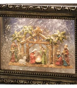 Konstsmide, guirlandes lumineuses de Noël Crèche De Noël Lumineuse, Effet Neige Best