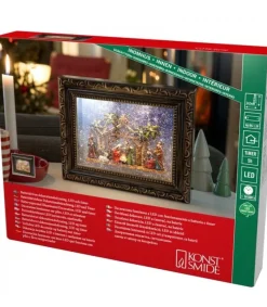 Konstsmide, guirlandes lumineuses de Noël Crèche De Noël Lumineuse, Effet Neige Best