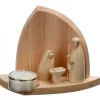 Schalling, crèche moderne Crèche De Noël Moderne Avec Bougeoir Outlet