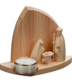 Schalling, crèche moderne Crèche De Noël Moderne Avec Bougeoir Outlet