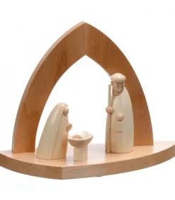 Schalling, crèche moderne Crèche Design En Bois En Forme D'Arche Clearance