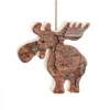 Waldfabrik, photophore en bois et étoile sapin de Noël Déco De Noël, Elan En Bois A Suspendre, 6,5Cm Clearance