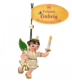 Hubrig, figurines pour enfant Déco Sapin De Noël, Ange Avec Une Bougie