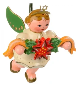 Hubrig, figurines pour enfant Déco Sapin De Noël, Ange Et Couronne De Fleurs Outlet