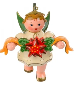 Hubrig, figurines pour enfant Déco Sapin De Noël, Ange Et Couronne De Fleurs Outlet