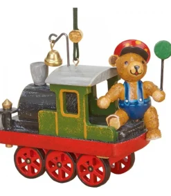 Hubrig, figurines pour enfant Déco Sapin Vintage, Ourson Et Petit Train Outlet
