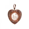 Waldfabrik, photophore en bois et étoile sapin de Noël Décoration Murale En Bois, Grand Coeur Motif Elan, 14,5 Cm Clearance