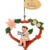 Hubrig, figurines pour enfant Décoration Sapin De Noël, Ange Dans Un Coeur Rouge Clearance