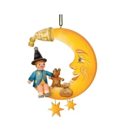 Hubrig, figurines pour enfant Décoration Sapin De Noël Vintage, Marchand De Sable Sur La Lune Clearance